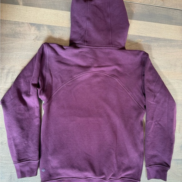 Lululemon Athletica Burgundy Pullover Hoodie with Front Pocket women’s size 4 - Picture 4 of 6